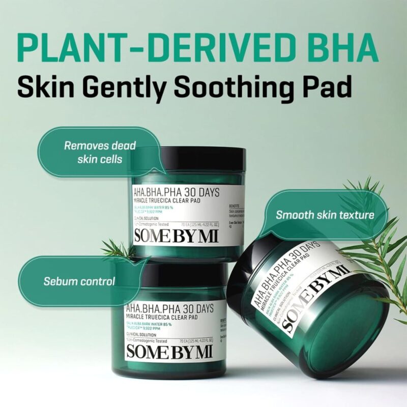 Somebymi AHA BHA PHA 30 Days Miracle Truecica Clear Pad (2)