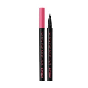 Peripera Ink Thin Brush Liner, Black, Tus de ochi carioca