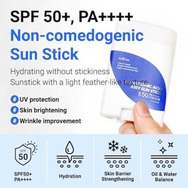 Isntree Hyaluronic Acid Airy Sun Stick, 22g - 2