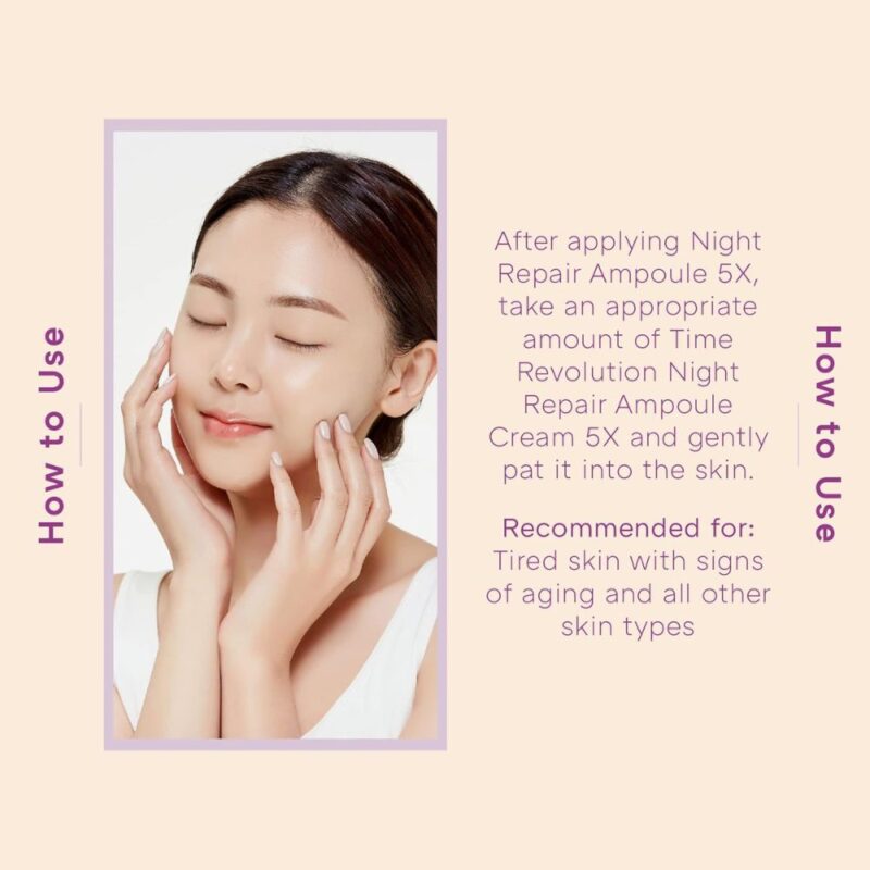 Missha Time Revolution Night Repair Ampoule Cream 5X
