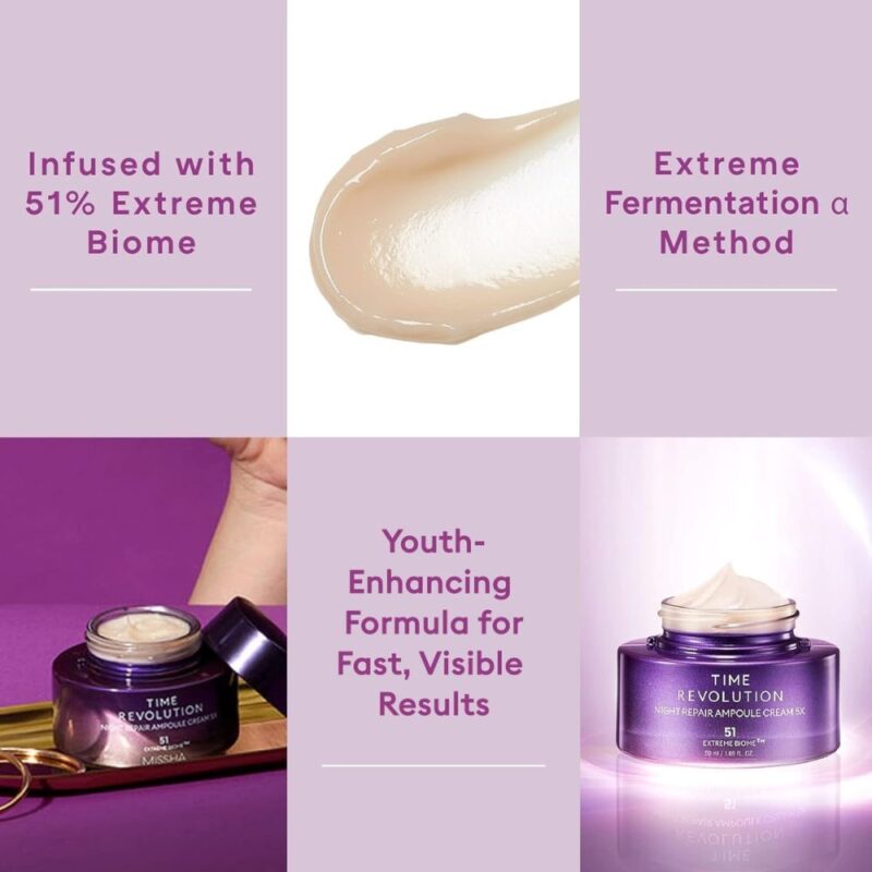 Missha Time Revolution Night Repair Ampoule Cream 5X