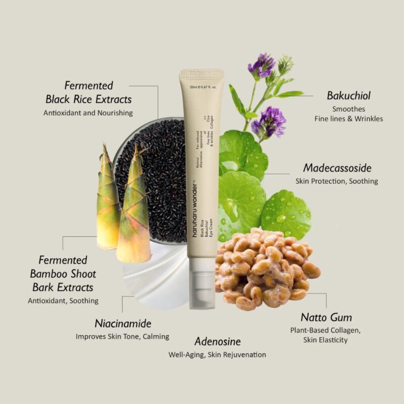 HaruHaru Wonder Black Rice Bakuchiol Eye Cream (1)