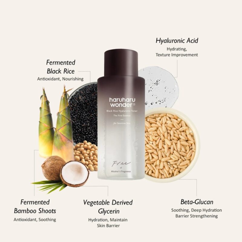 HaruHaru Wonder Black Rice Toner For Sensitive Skin (2)
