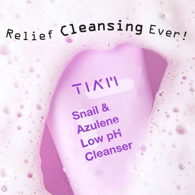 TIA'M Snail and Azulene Low PH Cleanser (1)