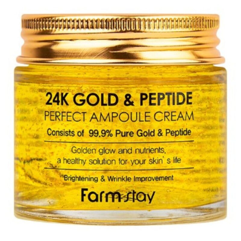 Farmstay 24K Gold & Peptide Perfect Ampoule Cream (1)