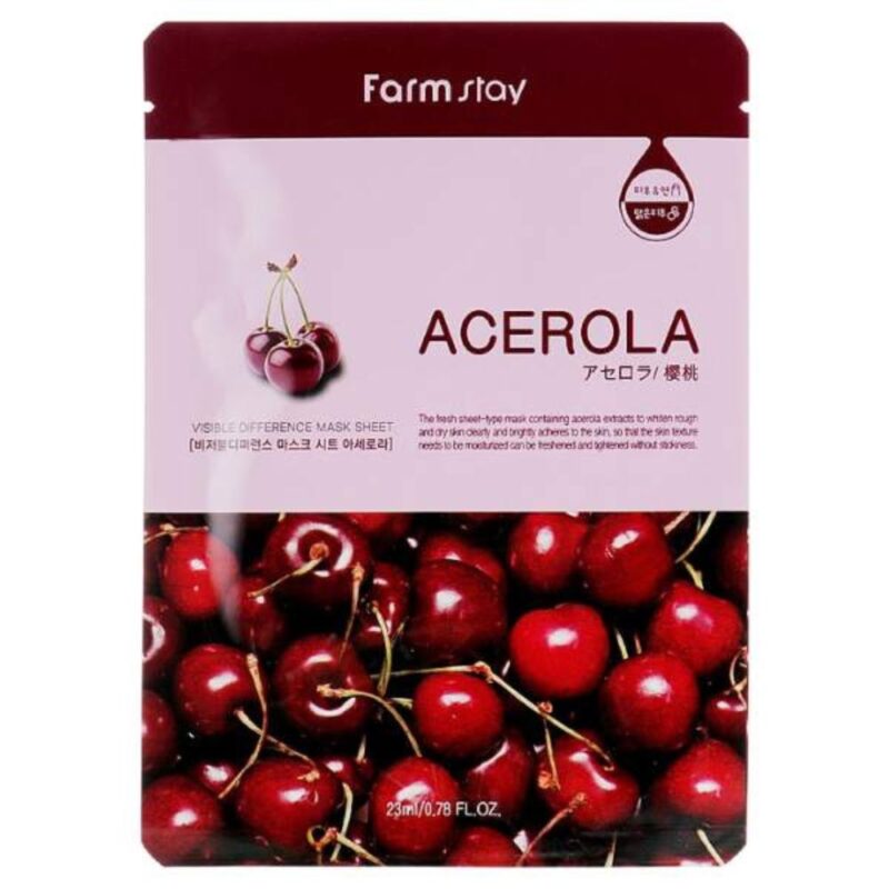 Farmstay Visible Difference Acerola Sheet Mask