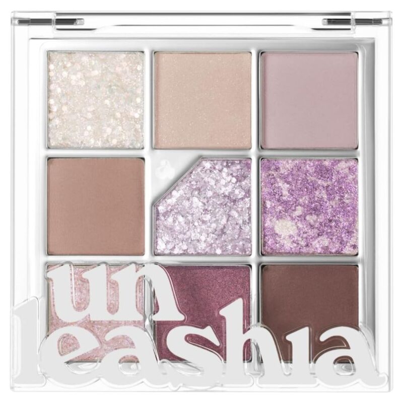 Unleashia Glitterpedia Eye Palette 04 All Of Lavender Fog