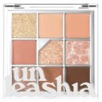 Unleashia Glitterpedia Eye Palette, 03 All of Coral Pink