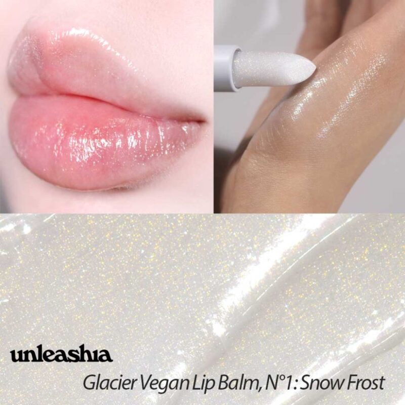Unleashia Glacier Vegan Lip Balm, Snow Frost