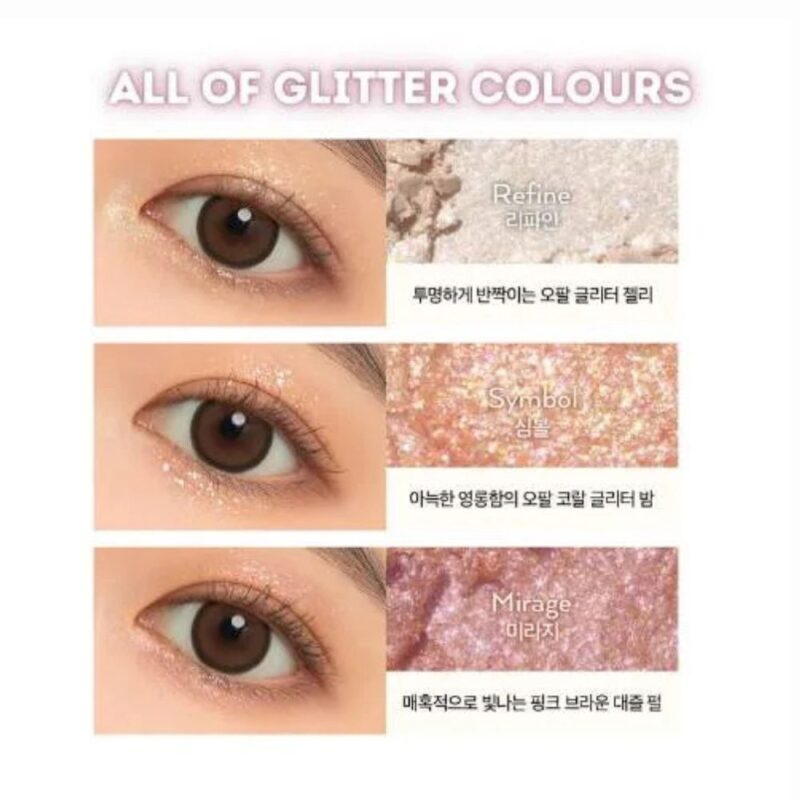 Unleashia Glitterpedia Eye Palette, 01 All of Glitter (1)