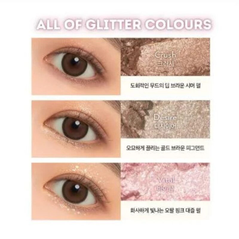 Unleashia Glitterpedia Eye Palette, 01 All of Glitter (1)