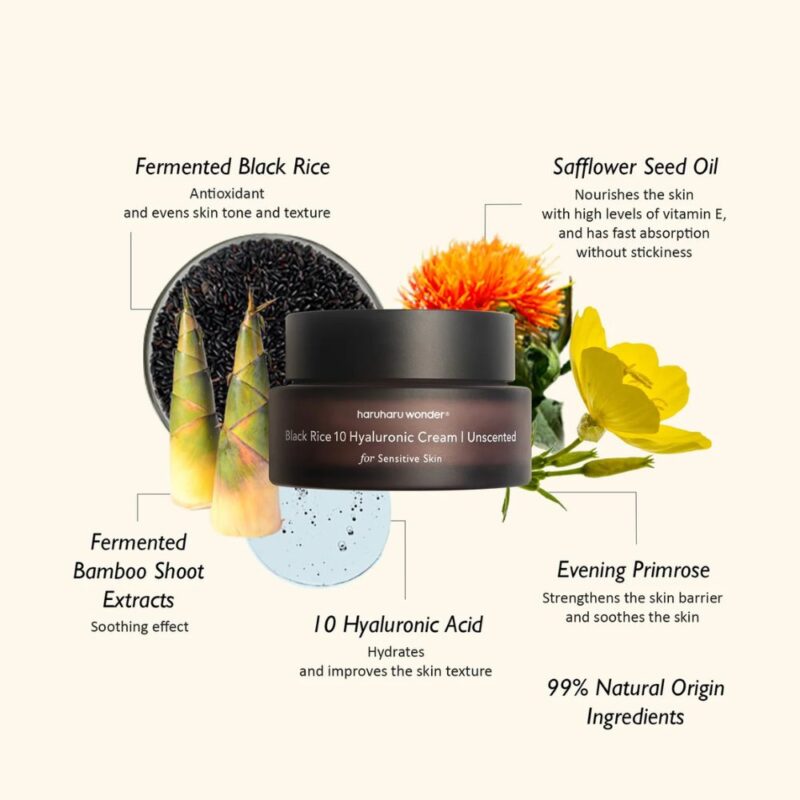 HaruHaru Wonder Black Rice Hyaluronic Cream Unscented (1)
