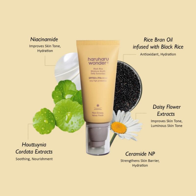 HaruHaru Wonder Black Rice Moisture Airyfit Sunscreen (4)