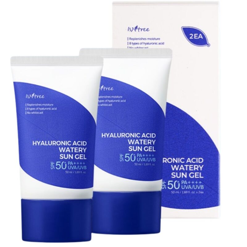 2 x Isntree Hyaluronic Acid Watery Sun Gel