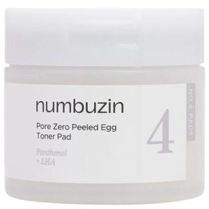 Numbuzin No.4 Pore Zero Peeled Egg Toner Pad (7)
