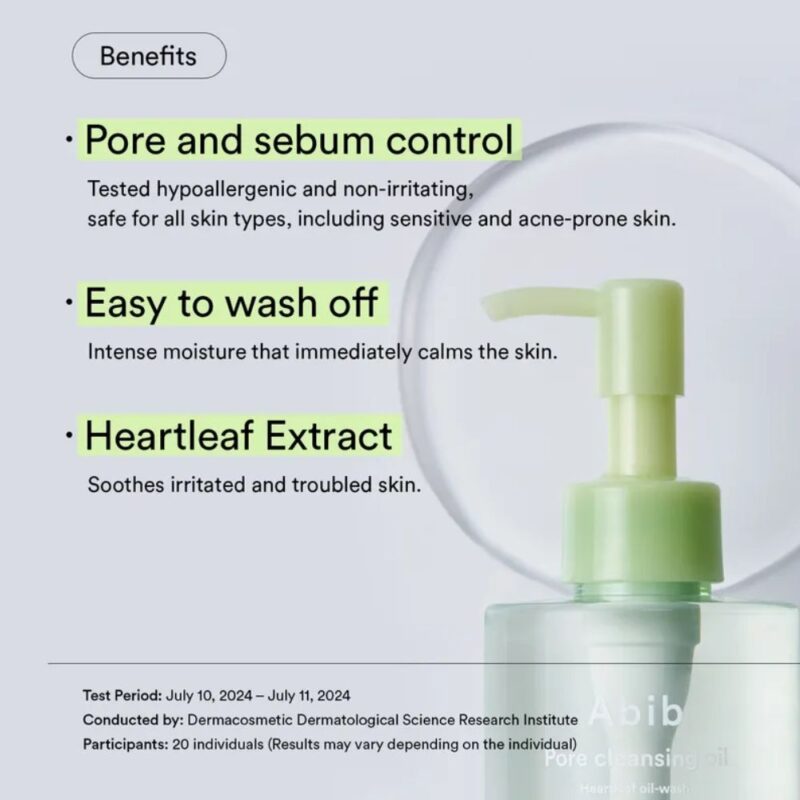 Abib Pore Cleansing Oil Heartleaf Oil-Wash