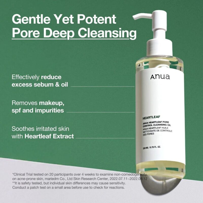 Anua Heartleaf Pore Control Cleansing Oil, 200ml (1)