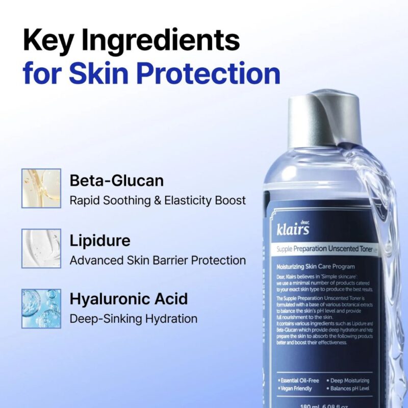 Dear, Klairs Supple Preparation Unscented Toner