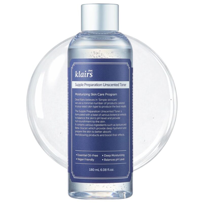 Dear, Klairs Supple Preparation Unscented Toner