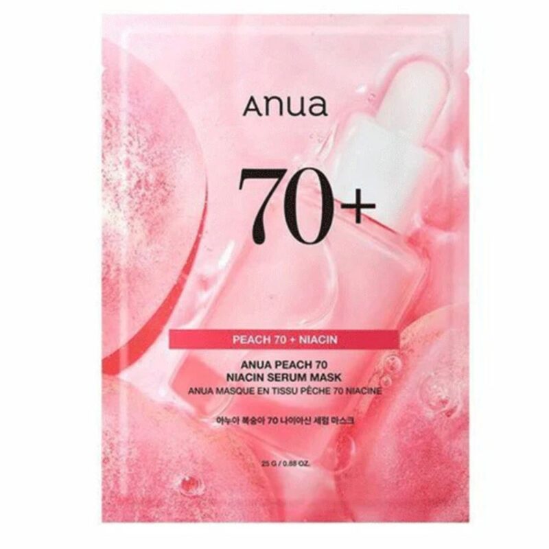 Anua Peach 70 Niacin Serum Mask, 25ml