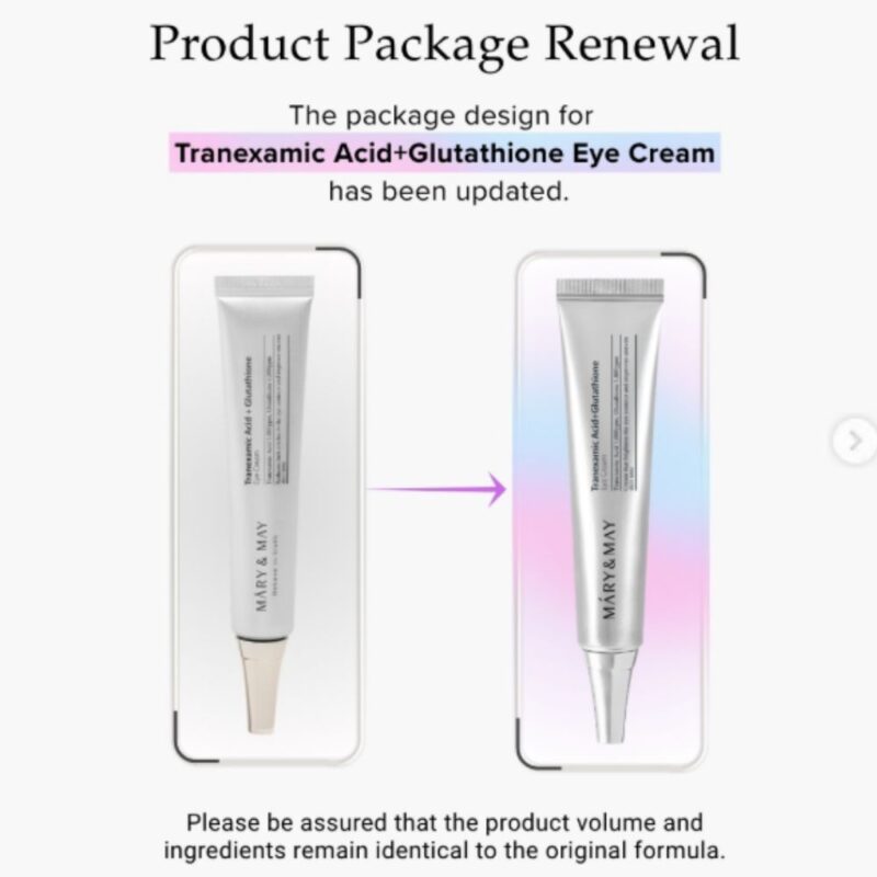 Mary and May Tranexamic Acid + Glutathione Eye Cream, 30g (3)