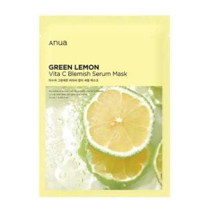 Anua Green Lemon Vita C Blemish Serum Mask, 25ml