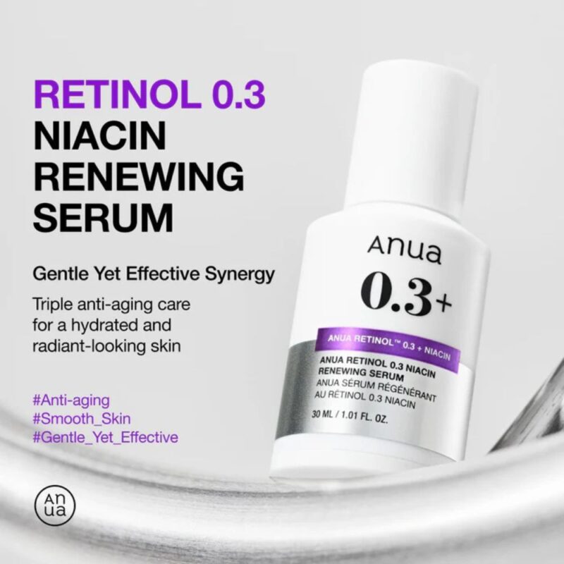 Anua Nano Retinol 0.3% + Niacin Renewing Serum (1)