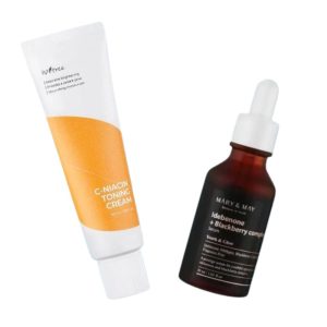 Vita C Powerhouse Bundle (Mary and May Idebenone Serum + Isntree C Niacin Cream)