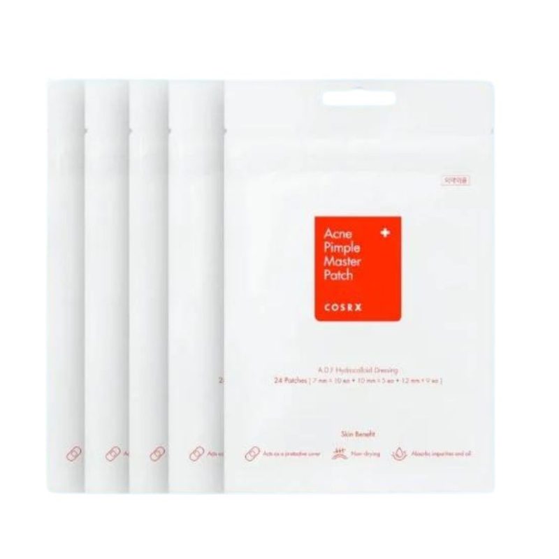 5 x COSRX Acne Pimple Master Patch, (5 folii x 24 plasturi)