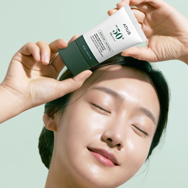 Anua Heartleaf Silky Moisture Sun Cream (1)