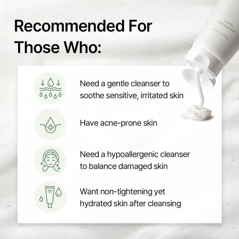 MIXSOON Centella Cleansing Foam (3)