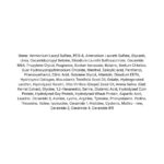 Masil 3 Salon Hair CMC Shampoo lista ingrediente