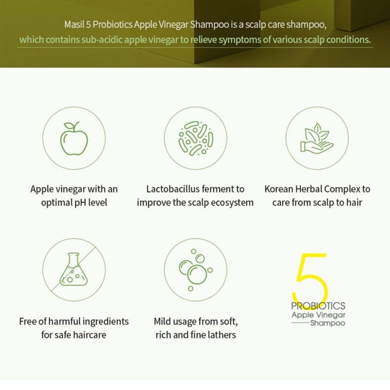 Masil 5 Probiotics Apple Vinegar Shampo (4)