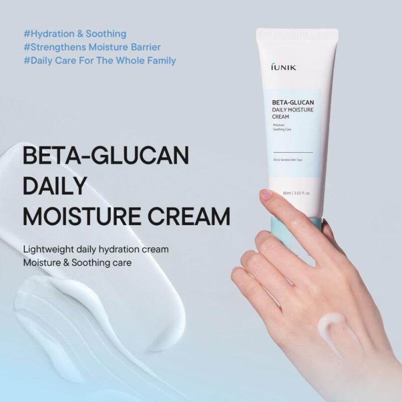 Iunik Beta Glucan Daily Moisture Cream (1)