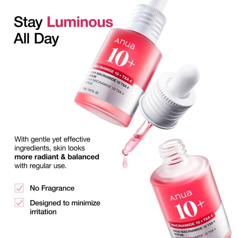 Anua Niacinamide 10% + TXA 4% Dark Spot Removing Serum, 30ml (4)