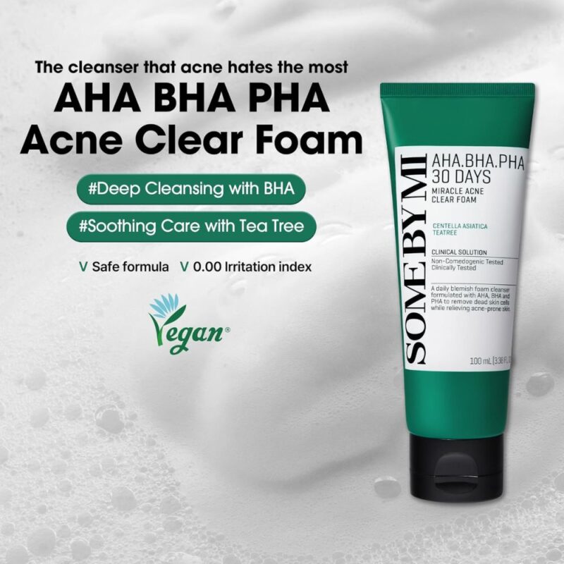 Somebymi AHA-BHA-PHA 30 Days Miracle Acne Clear Foam (1)