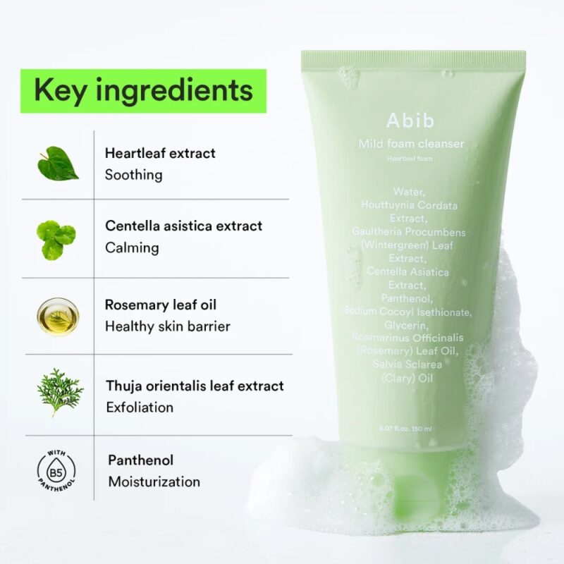 Abib Acne Foam Cleanser Heartleaf Foam (3)