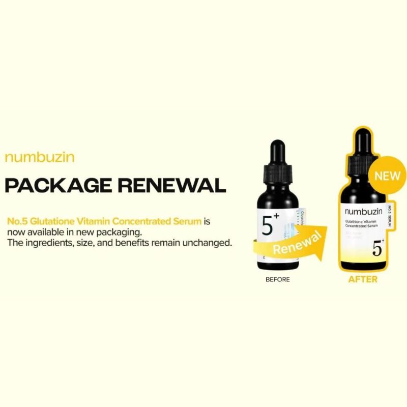 Numbuzin No.5 Glutathione Vitamin Concentrated Serum (2)