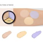 The Saem Cover Perfection Triple Pot Concealer 04 tone up beige