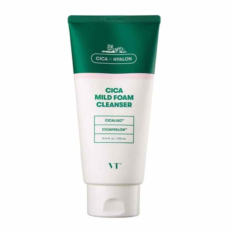 VT Cosmetics VT Cica Mild Foam Cleanser, 300ml