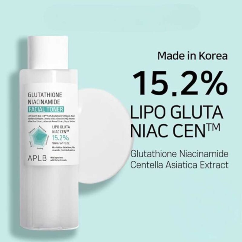 APLB Glutathione Niacinamide Facial Toner, 160ml - 1