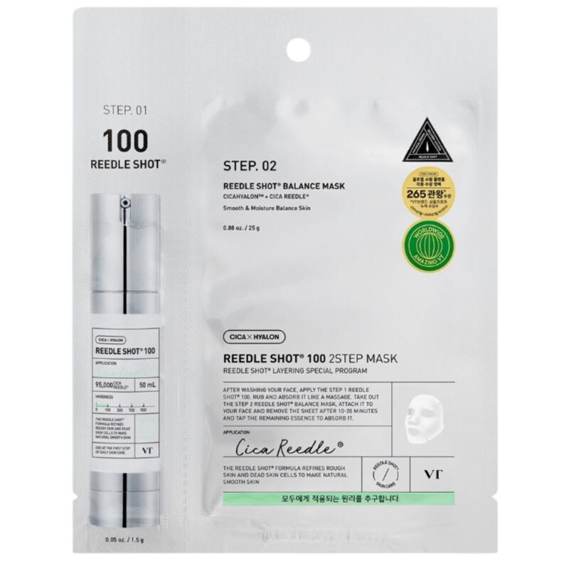 VT Cosmetics Reedle Shot 100 2-Step Mask (1)