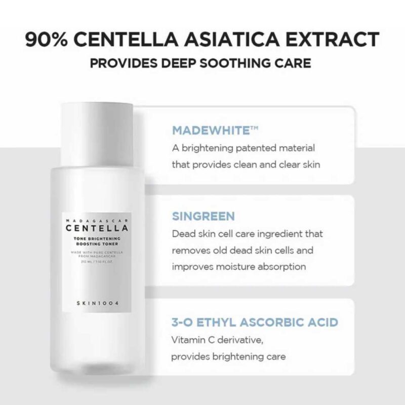 Skin1004 Madagascar Centella Tone Brightening Boosting Toner