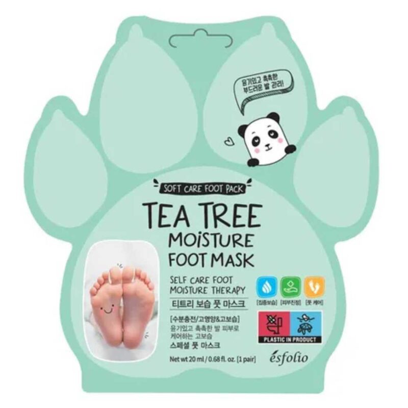 Esfolio Tea Tree Moisture Foot Mask, 20ml - 1