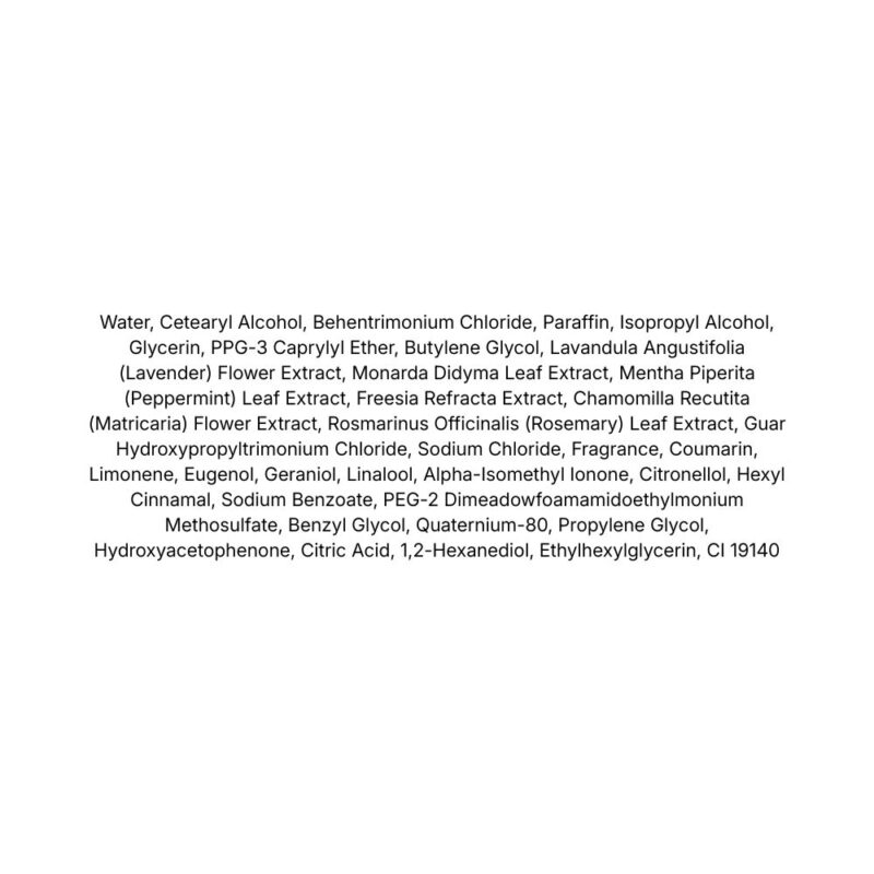 Lador Moisture Balancing Conditioner lista ingrediente