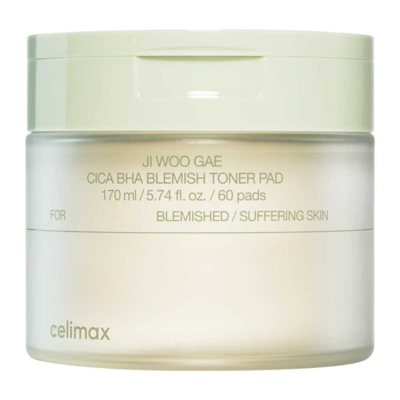 Celimax Ji Woo Gae Cica BHA Blemish Toner Pad, 60pads - 1