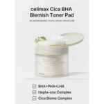 Celimax Ji Woo Gae Cica BHA Blemish Toner Pad, 60pads - 3