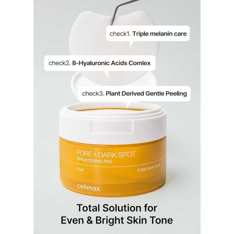 Celimax Pore+Dark Spot Brightening Pad, 40pads - 3