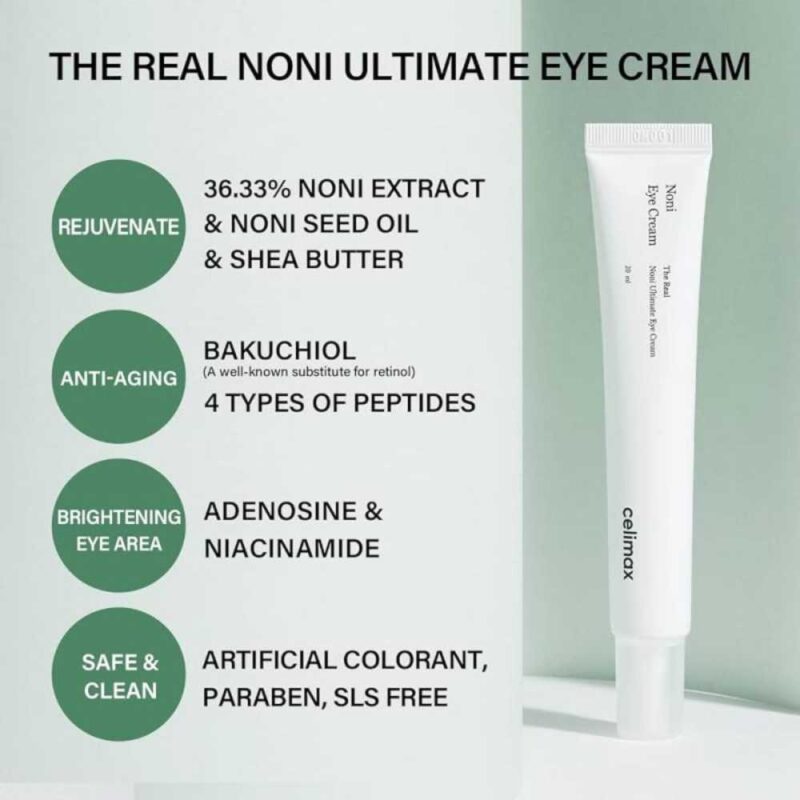 Celimax The Real Noni Ultimate Eye Cream, 20ml - 3