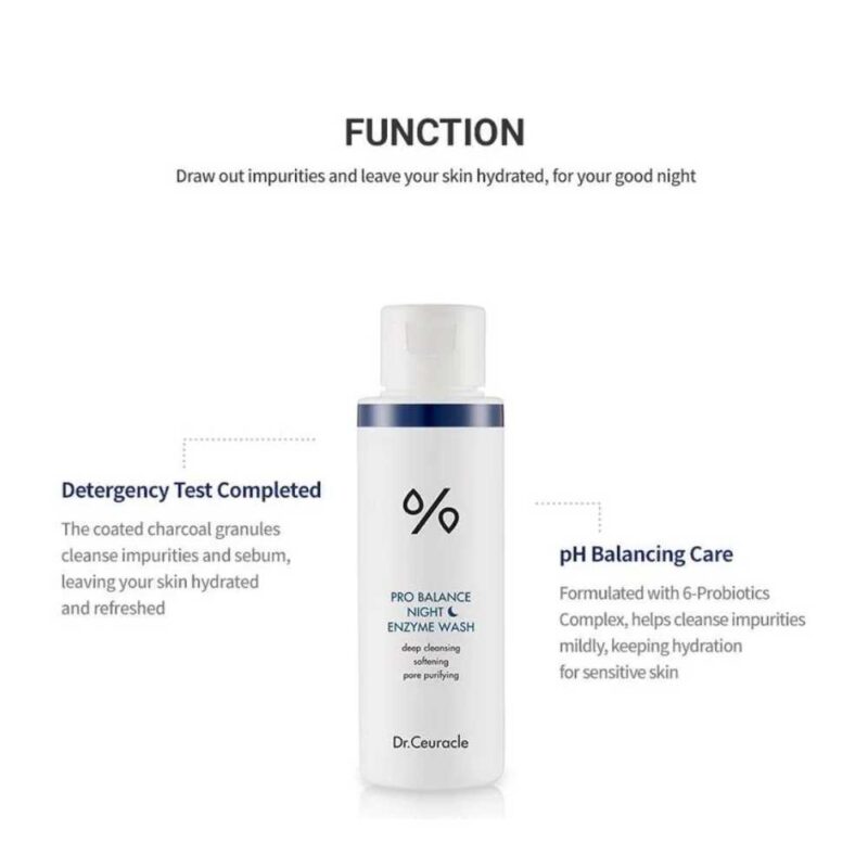 Dr. Ceuracle Pro Balance Night Enzyme Wash, 50g - 2